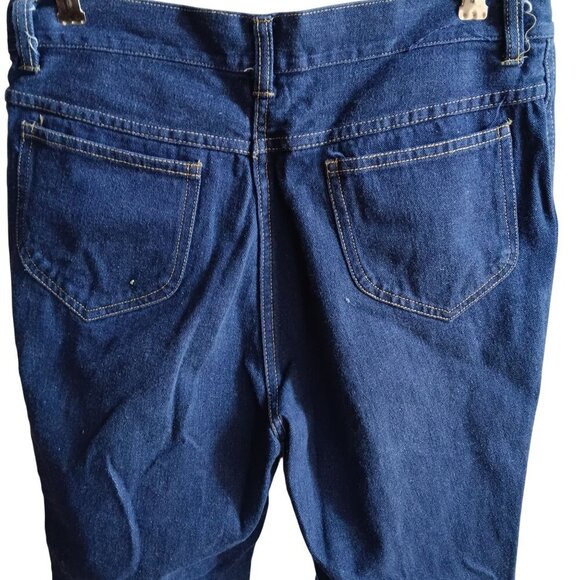 Womens JEANS 30x33 True Vtg 80s HIGH WAIST RAW DENIM STRAIGHT MOM PERFECTO - Picture 4 of 6
